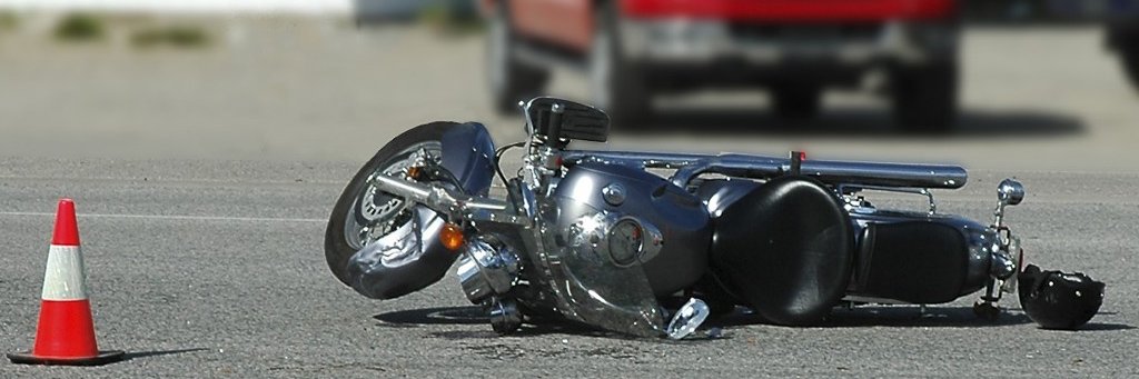 The image shows a Motorcycle Accident